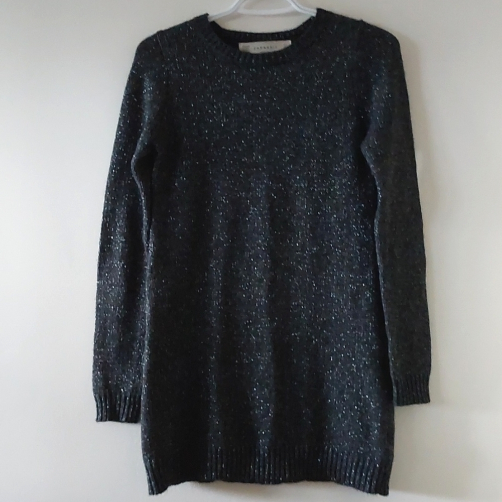 Zara knit alpaca blend mini dress or tunic size S